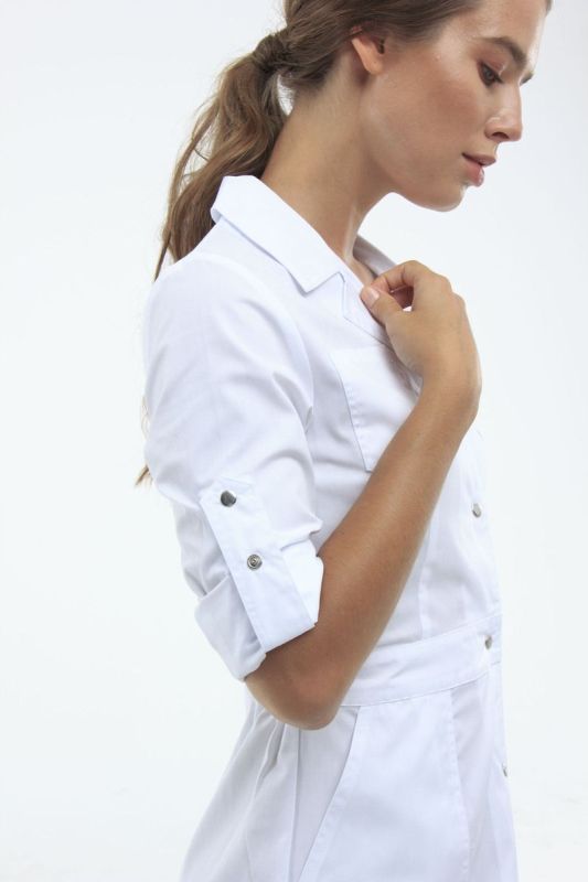 Медичний халат 106 колір білий