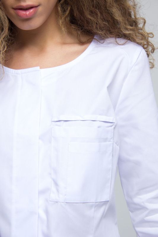 Медичний халат 107 колір білий