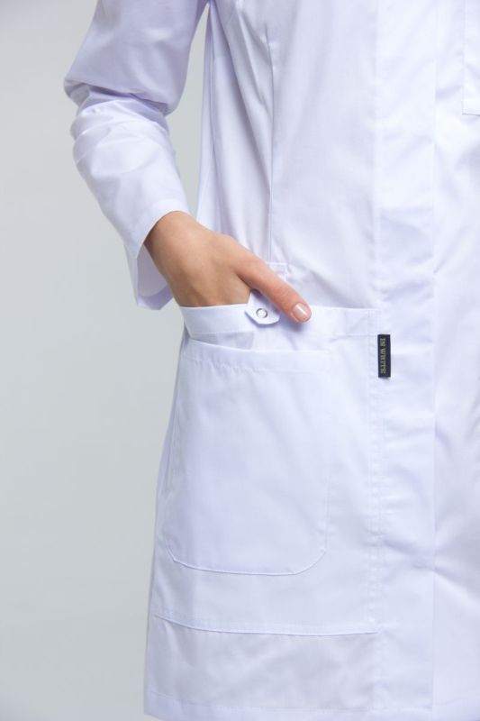 Медичний халат 107 колір білий