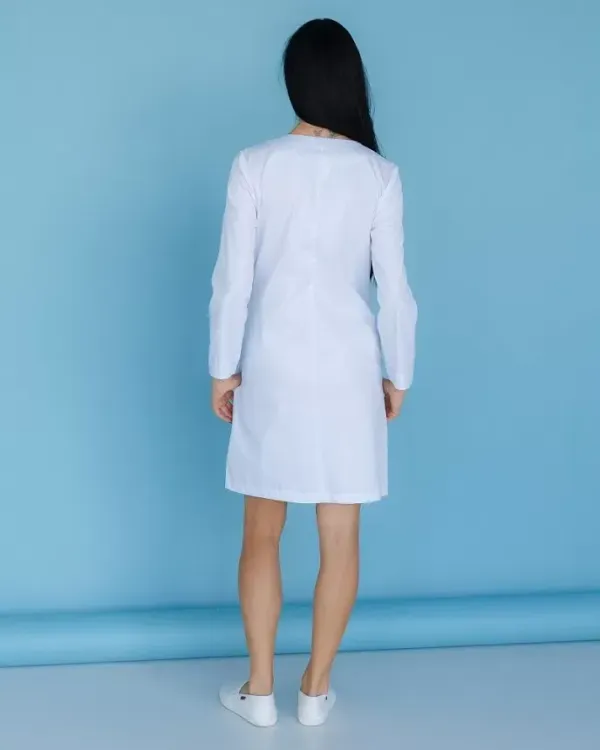 Медичний халат жіночий Жаклін колір білий