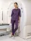 Шанель New Жіночий Медичний Костюм фіолетовий