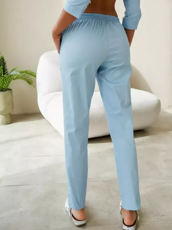 Ясмін  Медичний Костюм колір блакитний