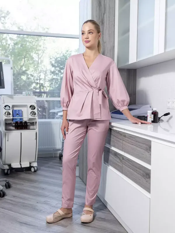 Міура  Медичний Костюм на Запах колір пудра