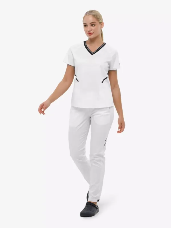 Анатомія Грей Жіночий Медичний Костюм білий