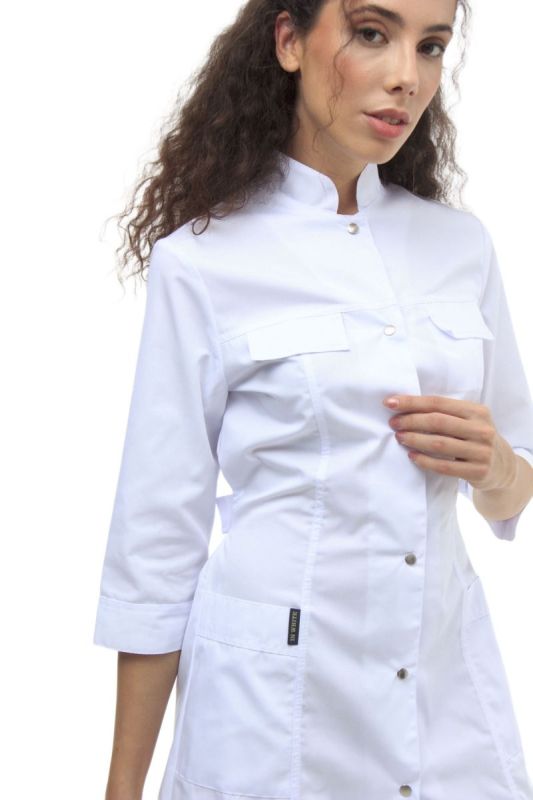 Медичний халат 103 колір білий