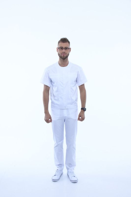 Медичний костюм 20586 колір білий