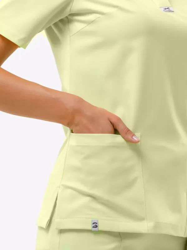 Медді Жіноче Медичне Поло колір лимон