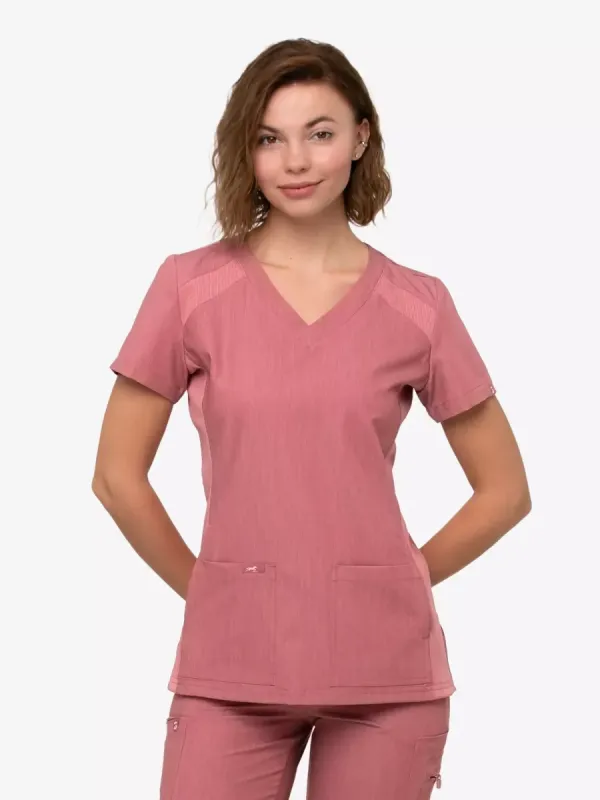 Шеллі  Медичний Костюм колір коралова пудра