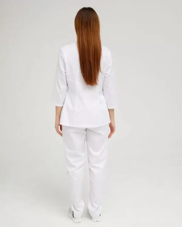 Медичний костюм жіночий Елізабет колір білий