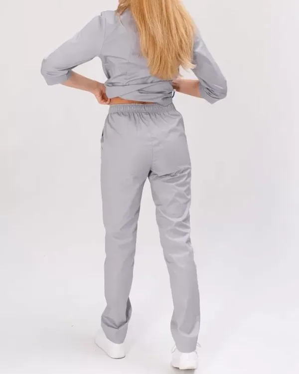 Медичний костюм жіночий Елізабет колір сірий